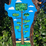 Wheres the bird? - 450x300mm - Acrylic on kahikatea wood -