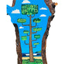 Wheres the bird? - 450x300mm - Acrylic on kahikatea wood -