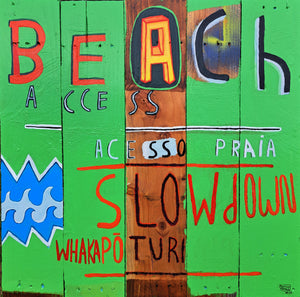 Beach Access - Slow Down