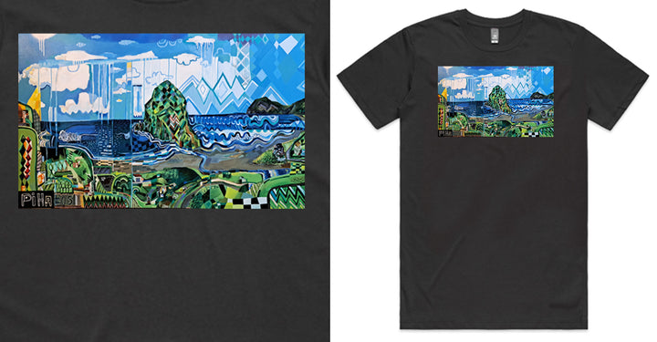 Copy of T-Shirts - New Zealand Surf Spots - Piha 2